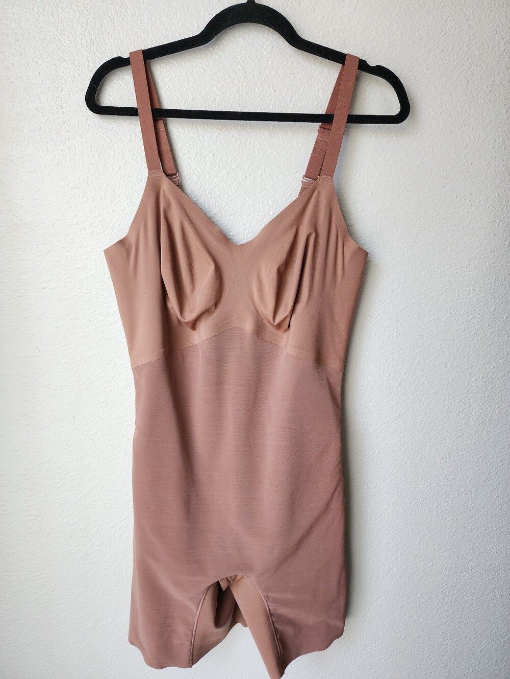 Honeylove Toffee Mid Thigh Sculpting Shapewear Bodysuit Size 1X